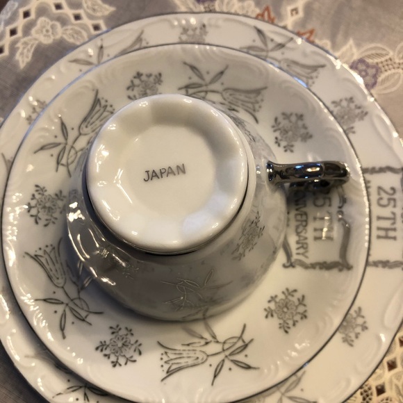 25 Anniversary Tea Trio Made in Japan - Picture 2 of 5